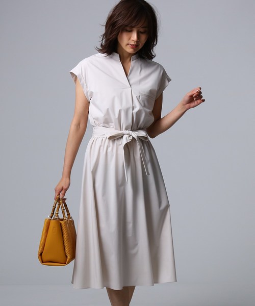 セール ワンピース L 洗える ワンピース スキッパー切り替えワンピース ワンピース Untitled アンタイトル のファッション