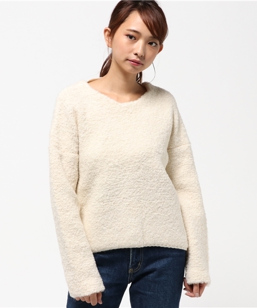 / (and GIRL11月号) (DOUBLE STANDARD CLOTHING) ケーブルニット ダブルスタンダードクロージング