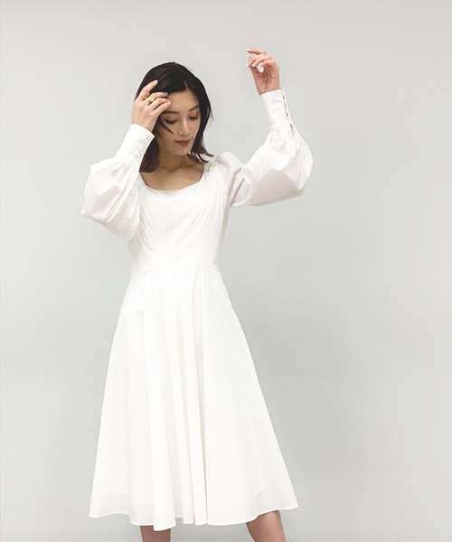 ワンピース Wタックデザインワンピース ワンピース W Dot ダブルドット のファッション