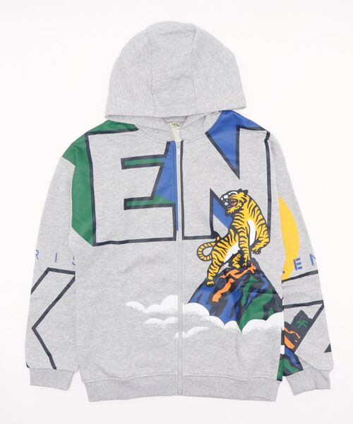 Kids ケンゾーキッズ のファッション Kenzo ロゴ タイガーイラスト ロゴ タイガーイラスト Cents Kenzo パーカー パーカー Kenzo 定番