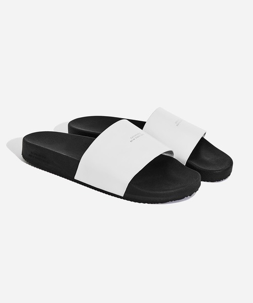 saturdays nyc banya leather slides wear