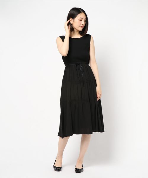 セール Body オータムデシンドッキングティアードマキシワンピース ワンピース Proportion Proportion Body ワンピース Dressing プロポーションボディドレッシング のファッション