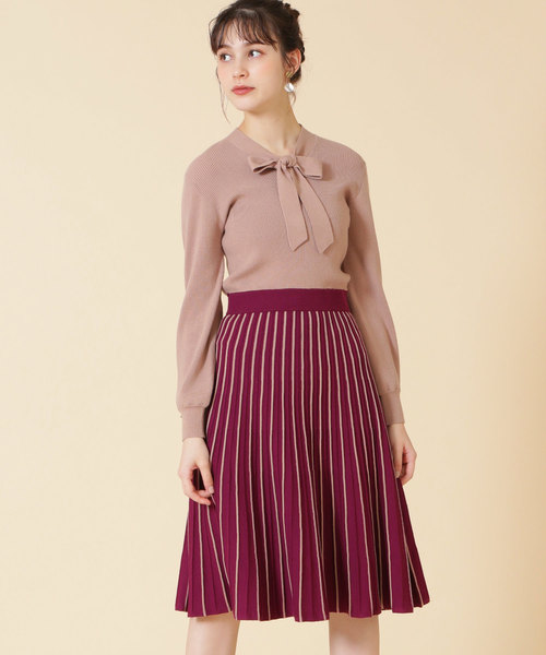 セール ボウタイニットワンピ ワンピース Jill ワンピース Jill By By Jillstuart ジルバイジルスチュアート のファッション