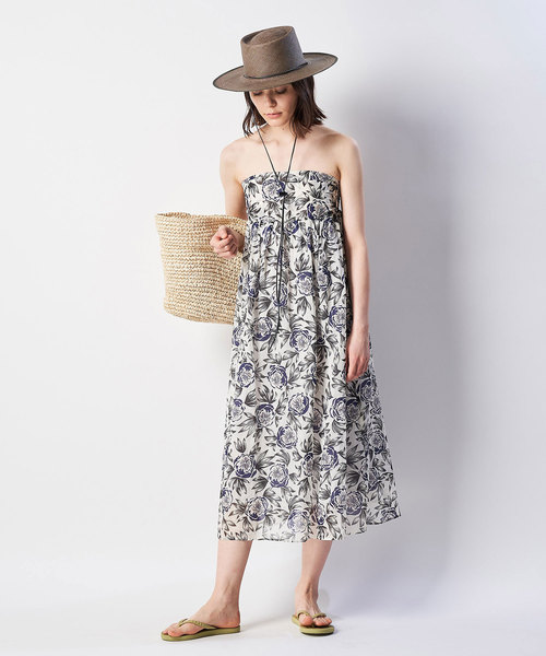 セール ワンピース リゾートプリントワンピース ワンピース ワンピース Whim Whim Gazette ウィムガゼット のファッション