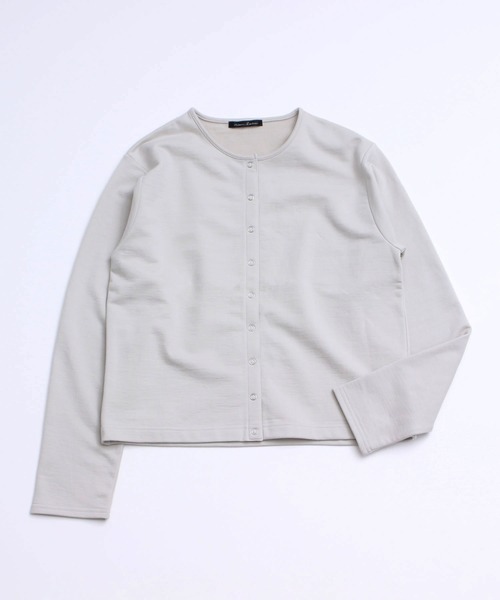 Aimer Mieux エメルミュー のファッション Aimer トップス 60super裏毛 カーディガン カーディガン ボレロ Aimer Le