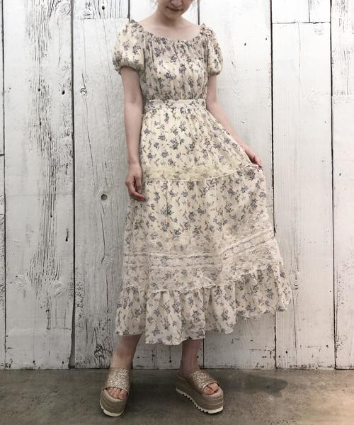 セール Web After Store限定 Another レース切替えロングワンピース ワンピース One After One Another Nice Claup ワンアフターアナザーナイスクラップ のファッション