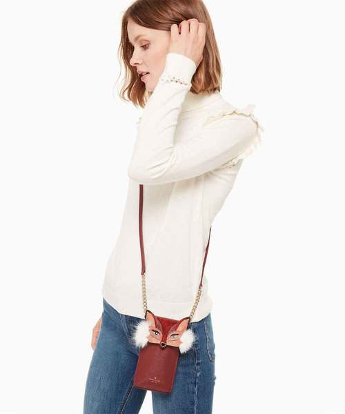 アイフォンケース フォックス Spade フォン フォン クロスボディ モバイルケース カバー Kate Spade New York ケイトスペード Kate ニューヨーク のファッション