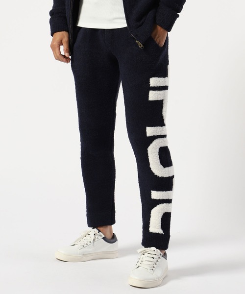 日本最大の大好評ブランド Relax Relax 1piu1uguale3 Relax ウノピュウノウグァーレトレリラックス のファッション 1piu1uguale3 パンツ ロゴニットロングパンツ スウェットパンツ 1piu1uguale3 スウェットパンツ