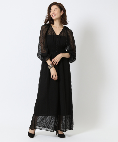 セール ワンピース ドビードットオールインワン ワンピース ワンピース Babylone バビロン のファッション