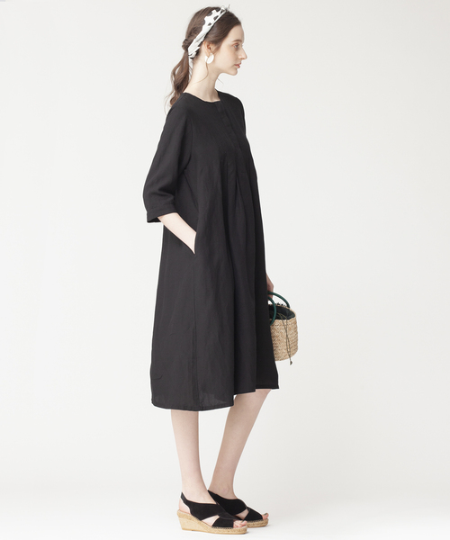 フロントタックサックワンピース ワンピース Melrose ワンピース Claire メルローズ Melrose ワンピース クレール のファッション