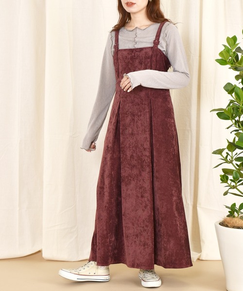 ワンピース ワンピースコーデュロイワンピース ワンピース W Closet ダブルクローゼット のファッション贅沢屋の 交換無料即納