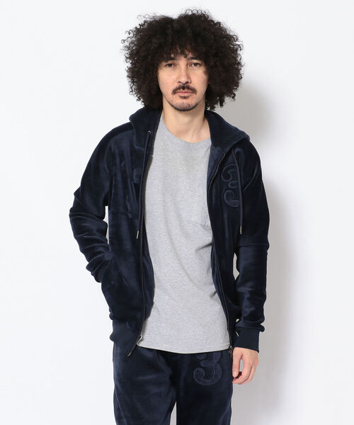 Relax ウノピュウノウグァーレトレリラックス のファッション リラックス フードボアxヘビーベロアパーカー パーカー 1piu1uguale3 パーカー 1piu1uguale3 1piu1uguale3 トップス Relax ウノピゥウノウグァーレトレ