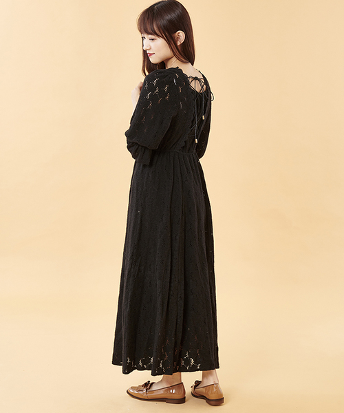 セール ラッセルレースワンピース ワンピース Cherite ワンピース By Prime By ワンピース Pattern シェリエットバイ プライムパターン のファッション