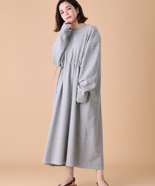 Champion Freaks Store ワンピース チャンピオン Freaks 別注ウエストコード ロングワンピース ワンピース Champion チャンピオン のファッション