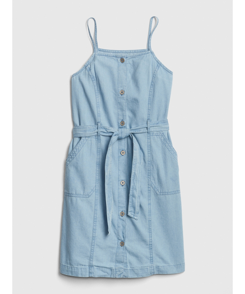 セール ボタンフロント ワンピース デニムワンピース ワンピース ワンピース Gap ギャップ のファッション