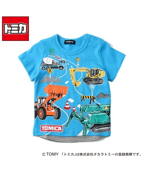 トミカコラボ 働く車集合tシャツ Tシャツ カットソー Kladskap クレードスコープ のファッション Tシャツ カットソー セール