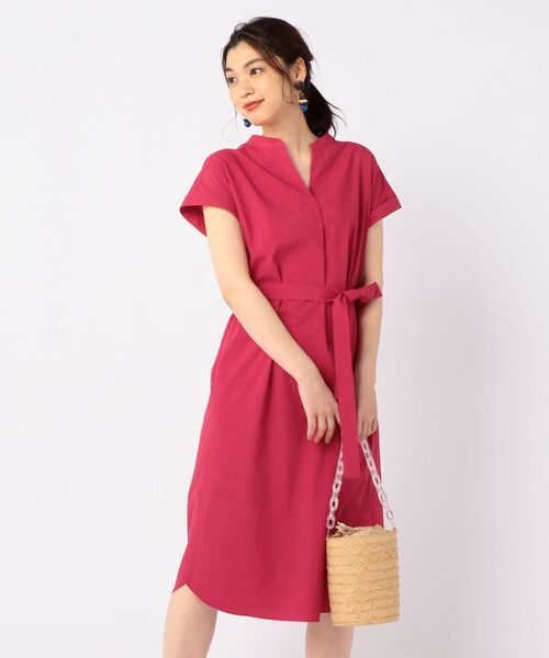 セール Nolleys ワンピース リボン付きタックワンピース ワンピース Nolleys ワンピース Sophi ノーリーズソフィ のファッション