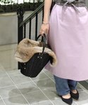 SLOBE IENA | SLOBE ラビットファーカゴバッグ◆(かごバッグ)
