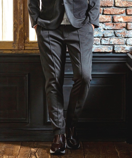 パンツ スラックス 1piu1uguale3スムースバイカラースラックスパンツ スラックス 1piu1uguale3 Relax ウノピュウノウグァーレトレリラックス のファッション