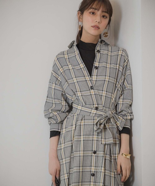 ワンピースアソートロングシャツワンピース