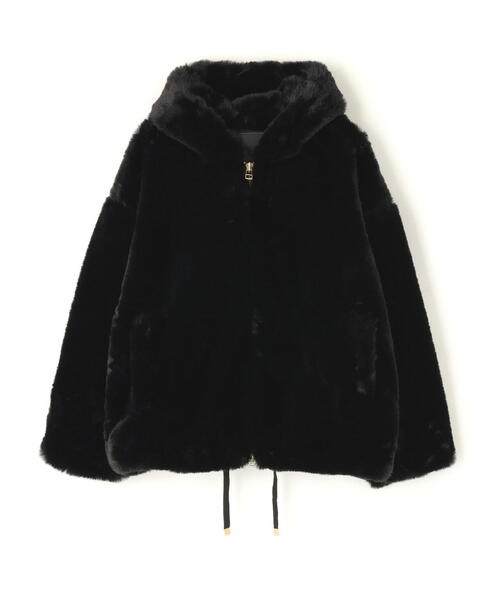 DANKE SCHON(ダンケシェーン)の「DankeSchon/ダンケシェーン/ECO FUR HOOD BLOUSON BLACK(その他アウター・メンズ・ブラック・L/M)」の2枚目の写真