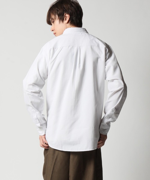 ARCADE(アーケード)の「ボタンダウン オックスフォードシャツ/選べるマルチ釦&ノーマル釦(シャツ/ブラウス・メンズ・ブラック系1/ネイビー系1/サックスブルー系1/サックスブルー系2/ホワイト系1/ホワイト系2/ブラック系2/ネイビー系2・M/L/LL)」の17枚目の写真