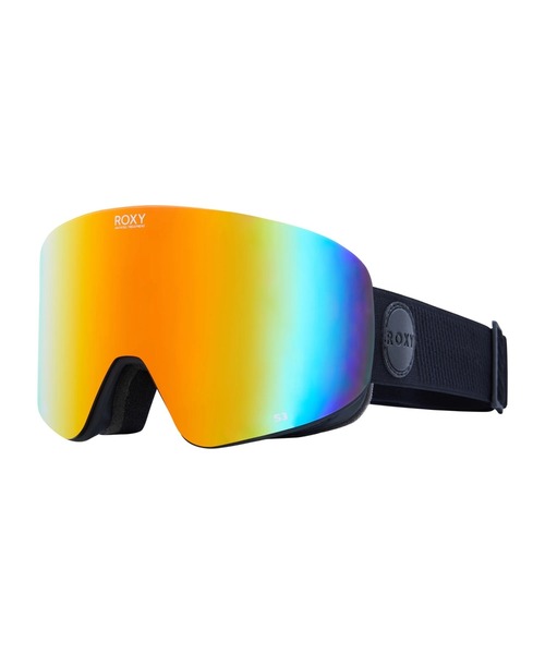 ROXY(ロキシー)の「FEELIN COLOR LUXE AF/ロキシースキースノーボードギア(ゴーグル)(スポーツグッズ・レディース・ブラック系その他/ブラック/ライラック・FREE)」の1枚目の写真