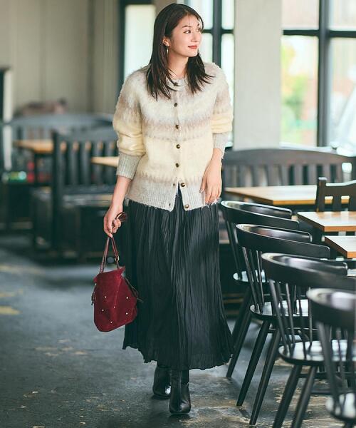 grove(グローブ)の「花柄アソートプリーツスカート(スカート・レディース・ベージュ系その他4/ブラック/ブラック系その他・02/03/05/04/01)」の5枚目の写真