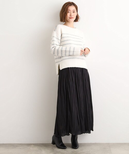 grove(グローブ)の「花柄アソートプリーツスカート(スカート・レディース・ベージュ系その他4/ブラック/ブラック系その他・02/03/05/04/01)」の7枚目の写真