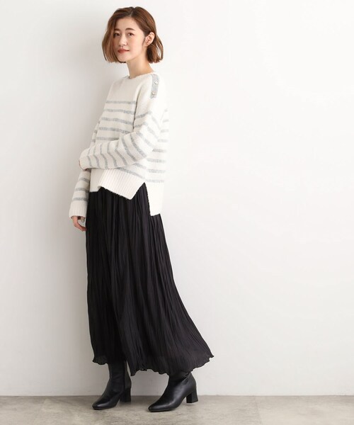 grove(グローブ)の「花柄アソートプリーツスカート(スカート・レディース・ベージュ系その他4/ブラック/ブラック系その他・02/03/05/04/01)」の8枚目の写真