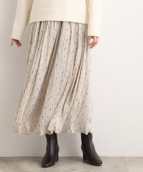 grove(グローブ)の「花柄アソートプリーツスカート(スカート・レディース・ベージュ系その他4/ブラック/ブラック系その他・02/03/05/04/01)」の14枚目の写真