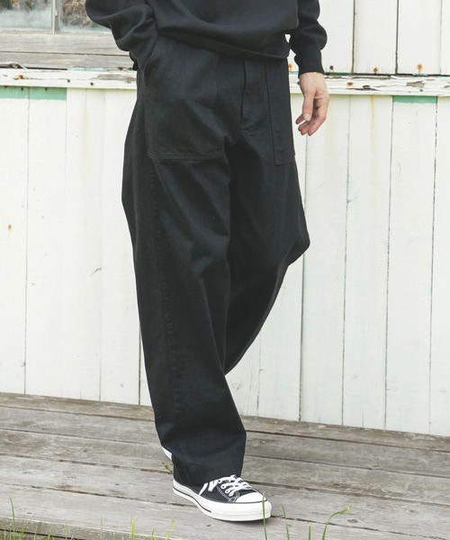 MR.OLIVE（ミスターオリーブ）の「【MR.OLIVE/ミスターオリーブ】RINSE WASH 12oz CRUNCH DEINIM /UTILITY PANTS（デニムパンツ・メンズ・ブラック/インディゴブルー・S/M）」の10枚目の写真