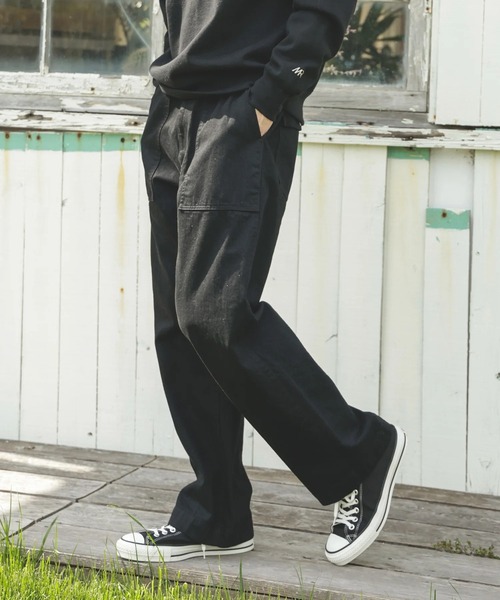 MR.OLIVE（ミスターオリーブ）の「【MR.OLIVE/ミスターオリーブ】RINSE WASH 12oz CRUNCH DEINIM /UTILITY PANTS（デニムパンツ・メンズ・ブラック/インディゴブルー・S/M）」の12枚目の写真