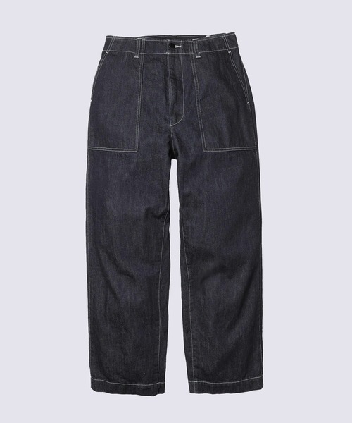 MR.OLIVE（ミスターオリーブ）の「【MR.OLIVE/ミスターオリーブ】RINSE WASH 12oz CRUNCH DEINIM /UTILITY PANTS（デニムパンツ・メンズ・ブラック/インディゴブルー・S/M）」の4枚目の写真