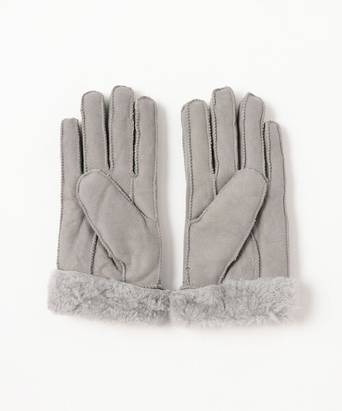 Ray BEAMS（レイビームス）の「【別注】Casselini / スタッズ グローブ（手袋・レディース・チャコールグレー/ブラウン系その他3/ライトグレー/ブラック・ONE SIZE）」の5枚目の写真