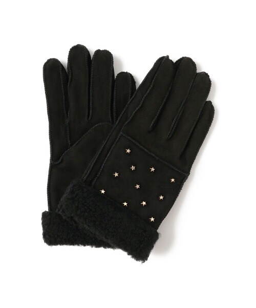 Ray BEAMS（レイビームス）の「【別注】Casselini / スタッズ グローブ（手袋・レディース・チャコールグレー/ブラウン系その他3/ライトグレー/ブラック・ONE SIZE）」の8枚目の写真