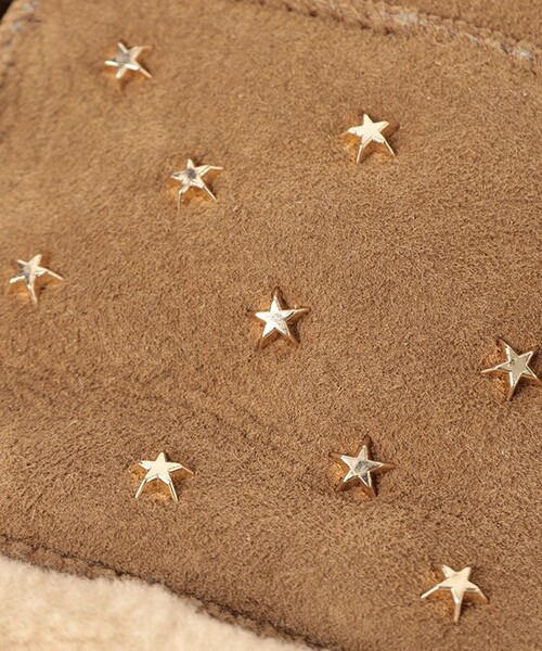 Ray BEAMS（レイビームス）の「【別注】Casselini / スタッズ グローブ（手袋・レディース・チャコールグレー/ブラウン系その他3/ライトグレー/ブラック・ONE SIZE）」の11枚目の写真