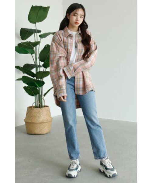 AVANDRESS(アバンドレス )の「ストロベリーオーバーサイズチェックシャツ(シャツ/ブラウス・レディース・その他・F)」の5枚目の写真