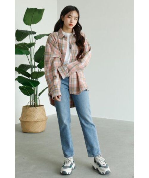 AVANDRESS(アバンドレス )の「ストロベリーオーバーサイズチェックシャツ(シャツ/ブラウス・レディース・その他・F)」の7枚目の写真