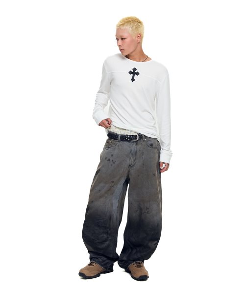 AAKAM(アーカム)の「AKM CROS2 Long Sleeve (White)(Tシャツ/カットソー・レディース・その他・1/2)」の7枚目の写真