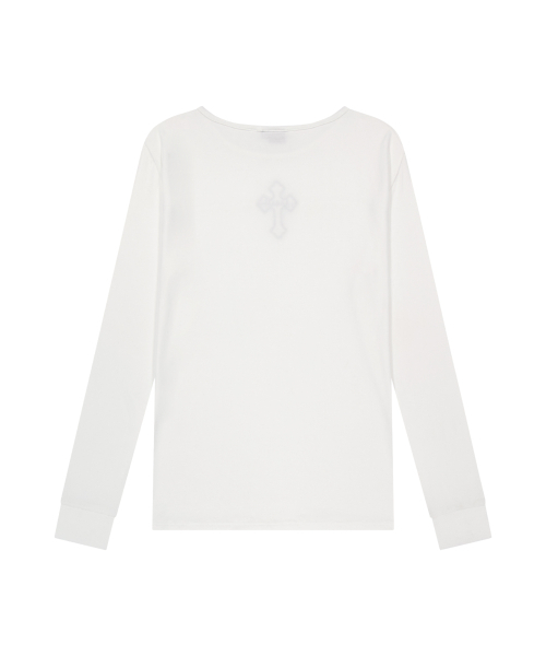 AAKAM(アーカム)の「AKM CROS2 Long Sleeve (White)(Tシャツ/カットソー・レディース・その他・1/2)」の15枚目の写真