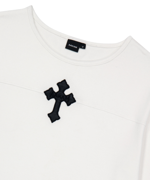 AAKAM(アーカム)の「AKM CROS2 Long Sleeve (White)(Tシャツ/カットソー・レディース・その他・1/2)」の16枚目の写真