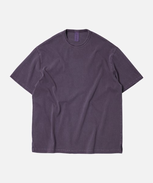 FRIZMWORKS(フリズムワークス)の「OG PIGMENT DYEING HALF TEE _ PURPLE(Tシャツ/カットソー・メンズ・その他・LARGE/X-LARGE/SMALL/MEDIUM)」の1枚目の写真