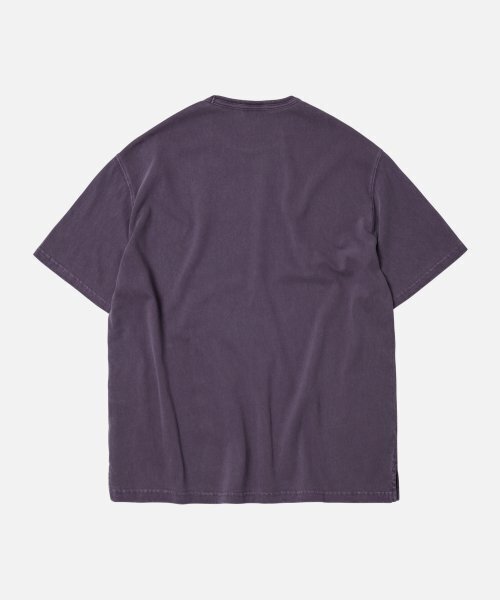 FRIZMWORKS(フリズムワークス)の「OG PIGMENT DYEING HALF TEE _ PURPLE(Tシャツ/カットソー・メンズ・その他・LARGE/X-LARGE/SMALL/MEDIUM)」の2枚目の写真