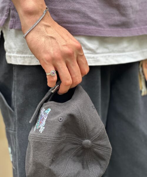 FRIZMWORKS(フリズムワークス)の「OG PIGMENT DYEING HALF TEE _ PURPLE(Tシャツ/カットソー・メンズ・その他・LARGE/X-LARGE/SMALL/MEDIUM)」の3枚目の写真