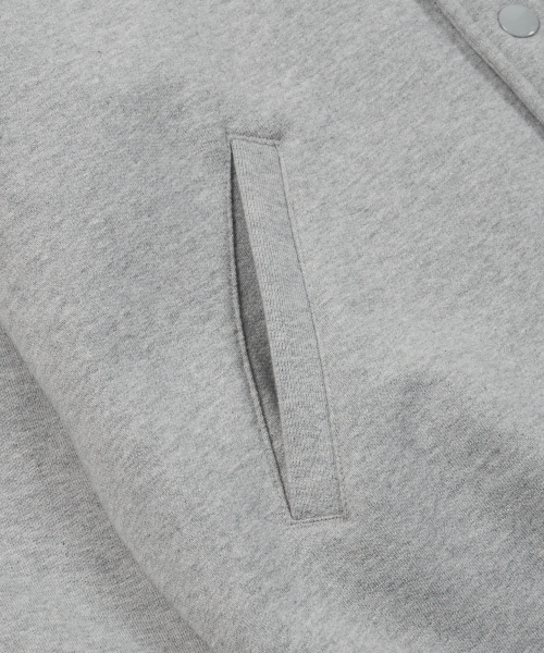 FRIZMWORKS(フリズムワークス)の「SWEAT VARSITY JACKET _ GRAY(スタジャン・メンズ・その他・SMALL/MEDIUM/LARGE/X-LARGE)」の5枚目の写真