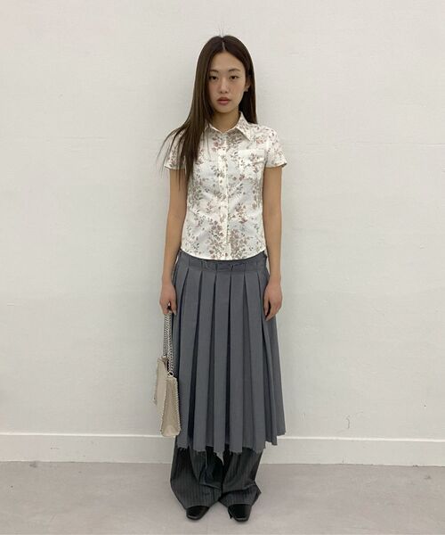 MILLO WOMEN（ミロウーマン）の「バックルプリーツスカート[ブラウン]（スカート・レディース・その他・SMALL/MEDIUM）」の9枚目の写真