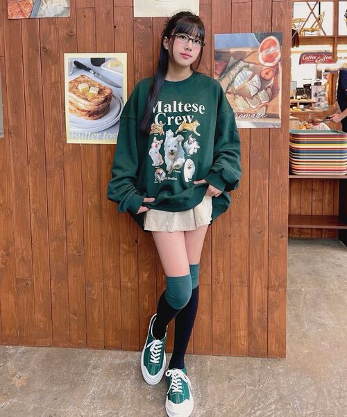 WaiKei(ワイケイ)の「マルチーズクルーマンツーマングリーン(スウェット・レディース・その他・1/2)」の21枚目の写真