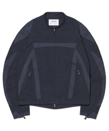 MULTI LINE MOTO JACKET - DARK NAVY