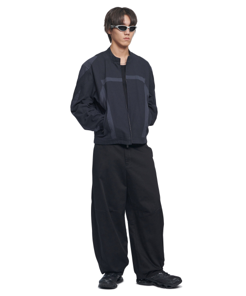 NOMANUAL(NOMANUAL)の「MULTI LINE MOTO JACKET - DARK NAVY(ナイロンジャケット・レディース・その他・SMALL/MEDIUM/LARGE)」の3枚目の写真